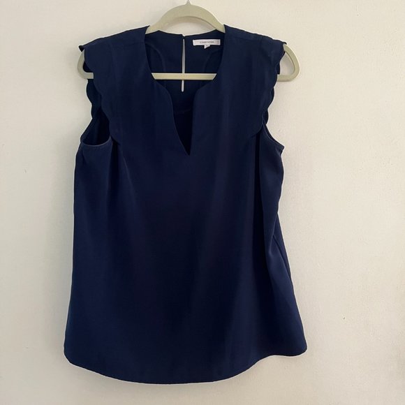 41 Hawthorn Dawney Scallop Trim Blouse - Picture 4 of 11